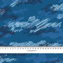 MORO - čmáranice / classic blue - Hydrofobní česaná teplákovina