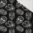 LEBKY OBRYS/ růže (DIA DE LOS MUERTOS) - Hydrofobní česaná teplákovina