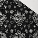 LEBKY OBRYS / věnec (DIA DE LOS MUERTOS) - Hydrofobní česaná teplákovina