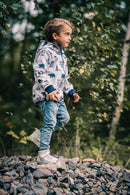 MEDVĚDI (adventure) / šedá - Hydrofobní česaná teplákovina