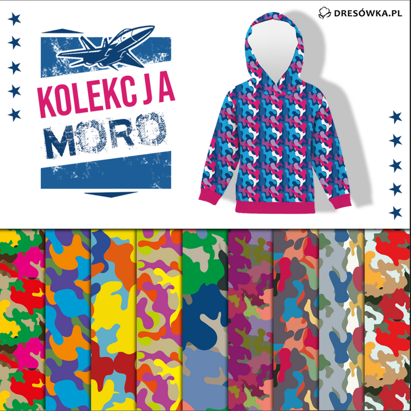 NEON MORO VZ. 4 - Hydrofobní česaná teplákovina