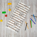 SCHRECKLICH COOLES KIND / béžové pruhy (ŠKOLNÍ KRESBY)