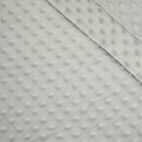 SVĚTLE ŠEDÝ - plyš s puntíky