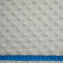 SVĚTLE ŠEDÝ - plyš s puntíky