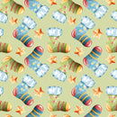 BAREVNÉ PONOŽKY / HVĚZDY (VÁNOČNÍ ČAS)