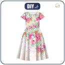 Dětské šaty "MIA" - KVĚTINY vz. 2 - Sada šití
