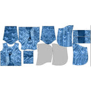 DĚTSKÁ MIKINA S KAPUCÍ (ALEX) - PÁV (CLASSIC BLUE) - Sada šití