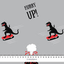 DINOSAUŘI - Hydrofobní česaná teplákovina