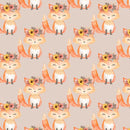 LIŠKY A TEČKY  / béžová (LIŠKY A DÝNĚ)