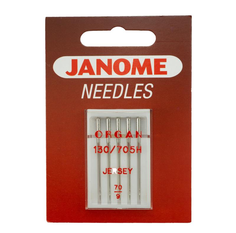 Jehly JANOME na úplety a elastické materiály 5 ks - 70