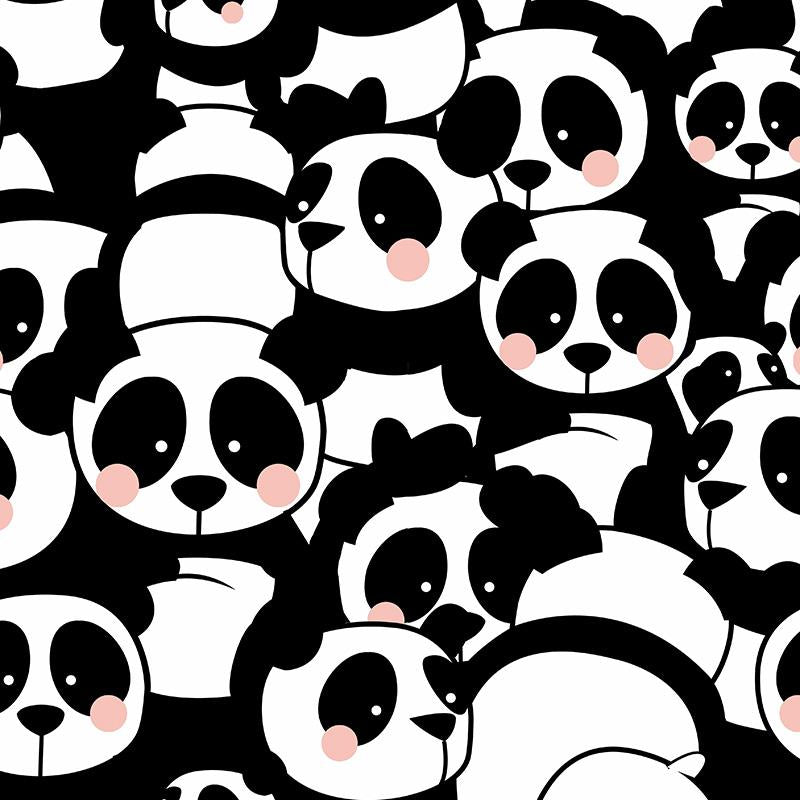 PANDY / růžový - Hydrofobní česaná teplákovina