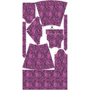 Zavinovací šaty s volánem (ABELLA) - NEON ZEBRA Vz. 1 - Sada šití