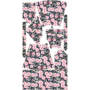 Zavinovací šaty s volánem (ABELLA) - RŮŽOVÉ PIVOŇKY vz. 2 - Sada šití