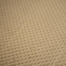 BÉŽOVÝ - Velur  prošívaný tečky