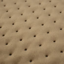 BÉŽOVÝ - Velur  prošívaný tečky