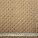 BÉŽOVÝ - Velur  prošívaný tečky