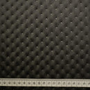 TMAVĚ ŠEDÝ - Velur  prošívaný tečky