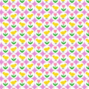 KUŘÁTKA  A TULIPÁNY/fialový