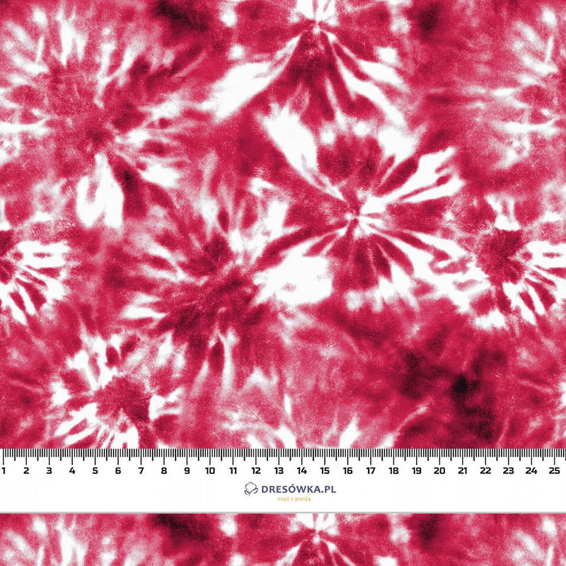 BATIKA  vz. 1 / viva magenta - Hydrofobní česaná teplákovina