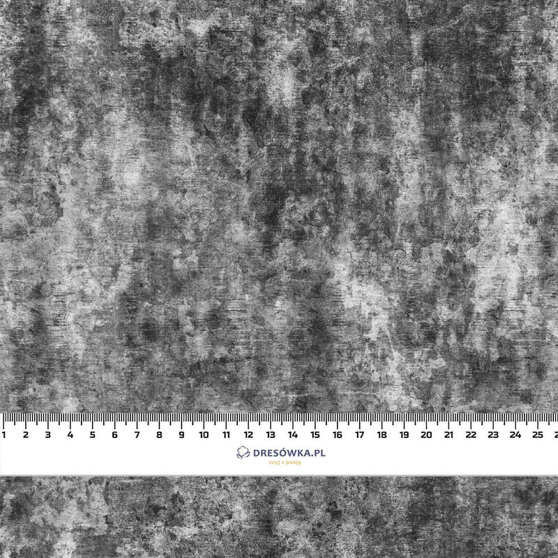 GRUNGE (czarny) - Hydrofobní česaná teplákovina