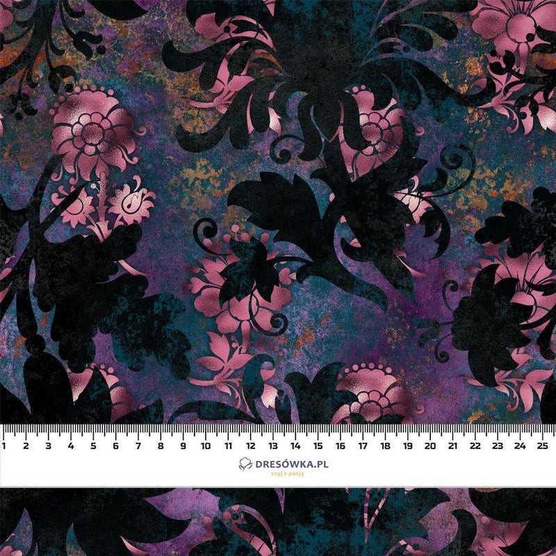 FLORAL Vz. 7 - Hydrofobní česaná teplákovina