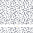 VĚTVIČKY vz. 2 (ZIMNÍ ČAS) / bílá - Hydrofobní česaná teplákovina