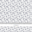 VĚTVIČKY vz. 2 (ZIMNÍ ČAS) / bílá - Hydrofobní česaná teplákovina