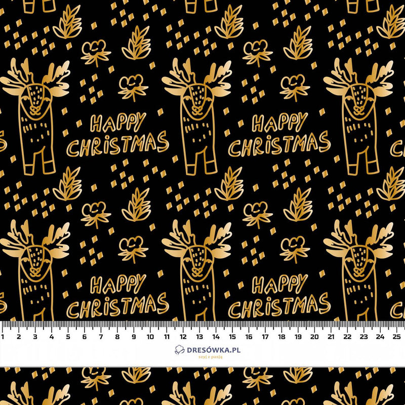 GOLD CHRISTMAS WZ. 3 - Hydrofobní česaná teplákovina