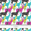 BAREVNÍ JELENI - Hydrofobní česaná teplákovina