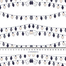 VÁNOČNÍ OSVĚTLENÍ Vz. 2 (ZIMNÍ ČAS) / bílá - Hydrofobní česaná teplákovina