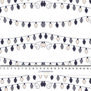 VÁNOČNÍ OSVĚTLENÍ Vz. 2 (ZIMNÍ ČAS) / bílá - Hydrofobní česaná teplákovina