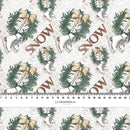 BRUSLE / SNOW (ZIMA VE MĚSTĚ) - Hydrofobní česaná teplákovina