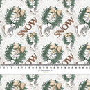 BRUSLE / SNOW (ZIMA VE MĚSTĚ) - Hydrofobní česaná teplákovina