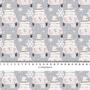 ZASNĚŽENÁ AUTA (WINTER)  - Hydrofobní česaná teplákovina