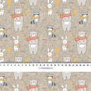 ZVÍŘATA S ŠÁTKY VZ. 1 (ZIMNÍ HRA) / ACID WASH BÉŽOVÝ