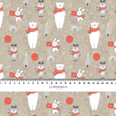 ZVÍŘATA S ŠÁTKY VZ. 2 (ZIMNÍ HRA) / ACID WASH BÉŽOVÝ