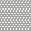 PUNTÍKY BÍLÉ / šedivý