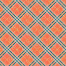 BROKÁTOVÁ KOSTKA / oranžová (BROKÁTOVÝ PODZIM)