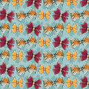 MAŠLE / azurový (BROKÁTOVÝ PODZIM)