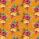 PODZIMNÍ KYTICE / oranžová (BROKÁTOVÝ PODZIM)