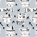 BE BRAVE /  BOHO (ŠKOLNÍ KRESBY)