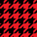 ČERNÁ KOHOUTÍ STOPA (velká) / červená