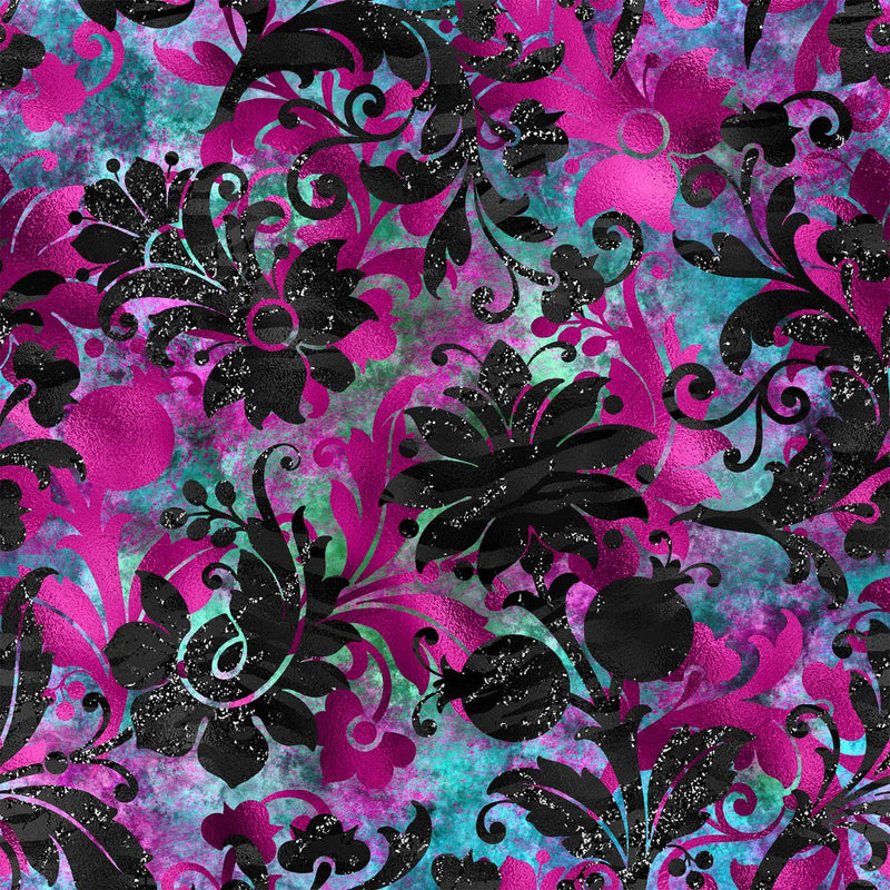 FLORAL Vz. 9 - Hydrofobní česaná teplákovina