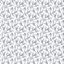 VĚTVIČKY vz. 2 (ZIMNÍ ČAS) / bílá - Hydrofobní česaná teplákovina