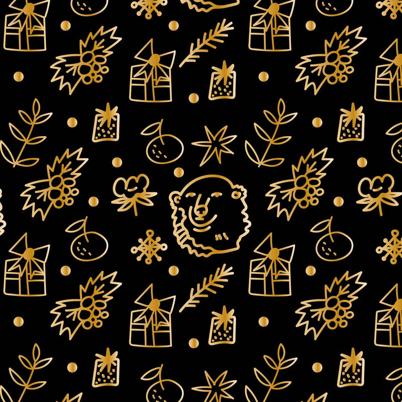 GOLD CHRISTMAS WZ. 1 - Hydrofobní česaná teplákovina
