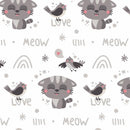 KOČKY A VRABCI (KOČIČÍ SVĚT) / bílý