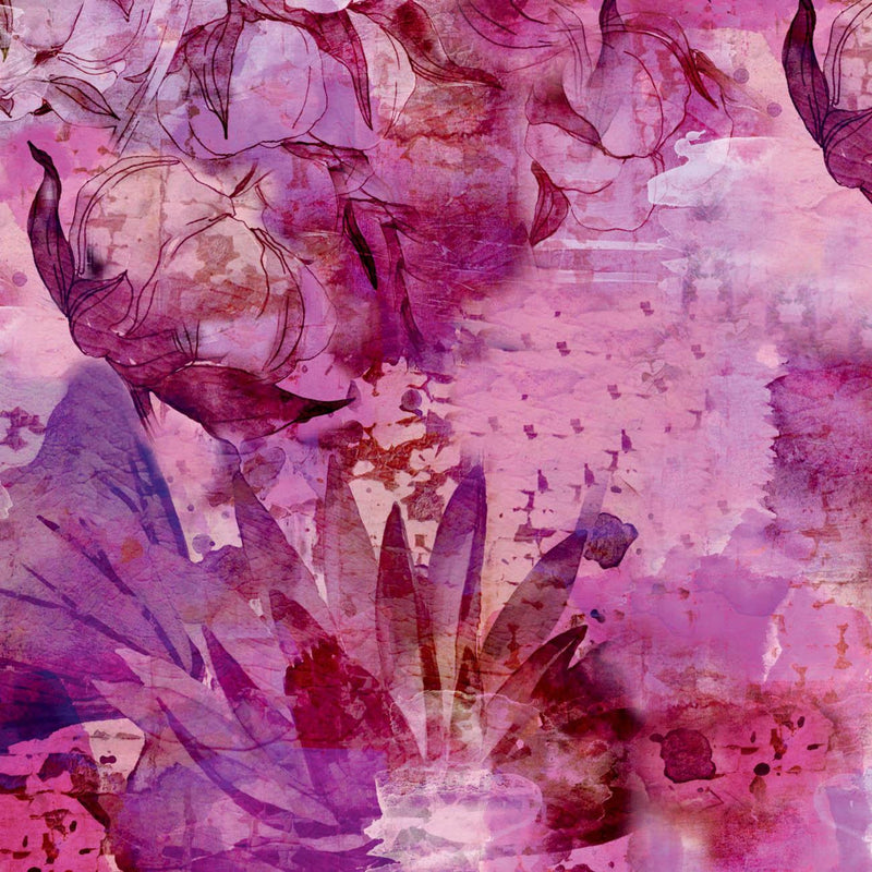 PINK PARADISE WZ. 3 - Hydrofobní česaná teplákovina