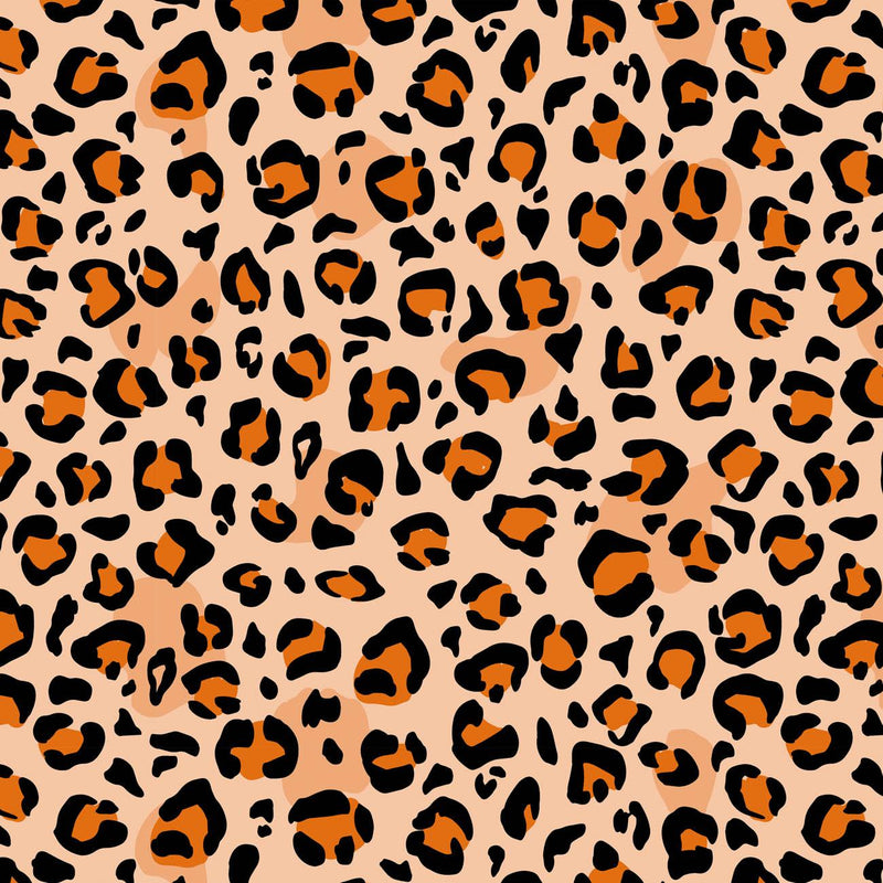 LEOPARD / SKVRNY - Hydrofobní česaná teplákovina