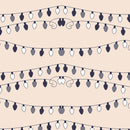 VÁNOČNÍ OSVĚTLENÍ Vz. 2 (ZIMNÍ ČAS) / béžová - Hydrofobní česaná teplákovina