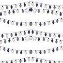 VÁNOČNÍ OSVĚTLENÍ Vz. 2 (ZIMNÍ ČAS) / bílá - Hydrofobní česaná teplákovina